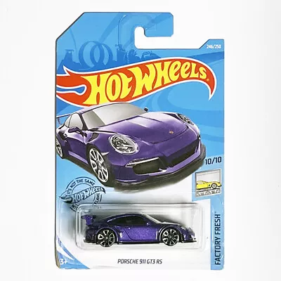Buy Hot Wheels Porsche 911 GT3 RS (Purple) Factory Fresh • 8.88£