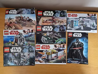 Buy Lego Star Wars Instructions Manuals Only Bundle - Job Lot Of 8 • 7.99£