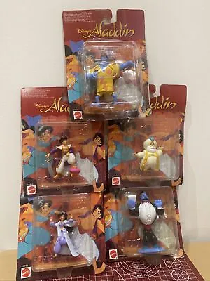Buy Vintage Disney Aladdin 1993 Figures X 5 Aladdin Jasmine Sultan Genie • 35£