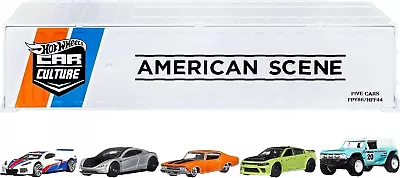 Buy Hot Wheels Premium Car Culture American Scene 5-Pack Container Gift Set • 19.99£
