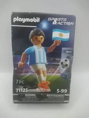 Buy Playmobil 71125 Argentina Football Player Sports And Action • 9.99£