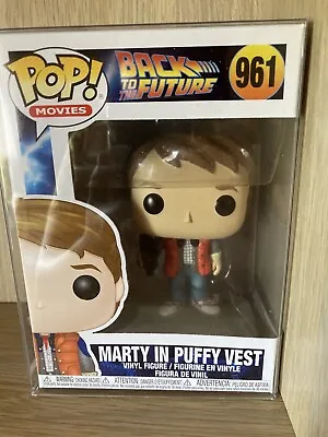 Buy Funko Pop Marty In Puffy Vest #961 Back To The Future With Free Pop Protector • 22.95£