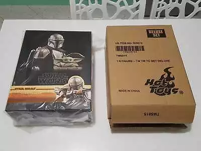 Buy Hot Toys Star Wars The Mandalorian & Child Deluxe Set TMS015 1/6 NEW Grogu TMS15 • 385.26£