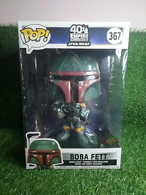Buy #367 Boba Fett - 10 Inch - Star Wars 40th Anniversary Special Edition Funko POP • 29.95£