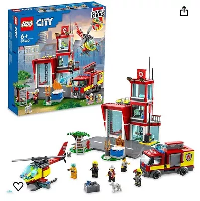 Buy LEGO CITY: Fire Station (60320)  Plus Extra Figures And Vehicles! • 35£