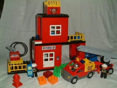 Buy Lego Duplo 4664  Fire Station 100% Complete Without Box • 27.50£