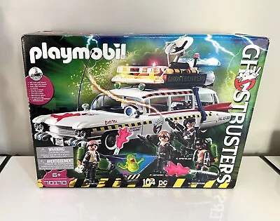 Buy Ghostbusters Playmobil 70170 Ecto-1A Car Playset With Lights And Sound Effects  • 79.50£