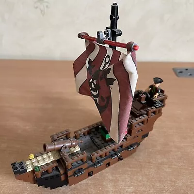 Buy LEGO Pirate Ship With Mini Figure - Incomplete - Pirates Brown Caribbean Spares • 24.99£