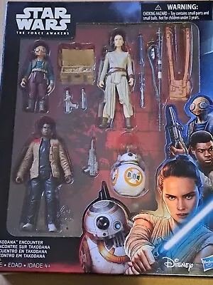 Buy Disney Star Wars The Force Awakens 4 Figure Pack By Hasbro, Rey Finn BB8 - BNIB • 15£