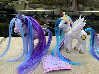 Buy My Little Pony G1 Custom Luna & Celestia G4 Inspired Sweetheart Sisters  • 70£