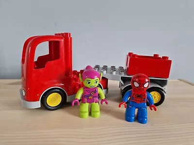 Buy LEGO Duplo Spider-Man Red Truck Toy Set 10608 Figure Green Goblin • 9.99£
