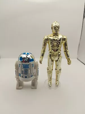 Buy Vintage Star Wars R2-D2 Solid Dome C3-P0 Fixed Limbs 1977 12 Back Droids  • 4.20£