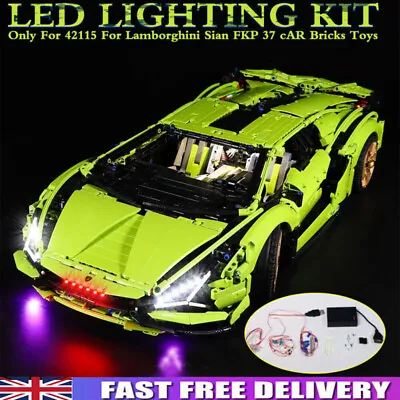 Buy DIY LED Light Lighting Kits For LEGO 42115 Fit Lamborghini Sian FKP 37 Bricks~ • 14.11£