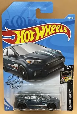Buy Hot Wheels Ford Focus RS LONG CARD 1:64 139/250 Grey New 9/10 FYD15 Ford Focus • 12.99£