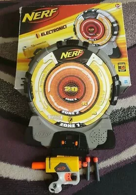 Buy Nerf N-Strike Tech Target Electronic Target Bullet Dart Board Hasbro  • 12.99£
