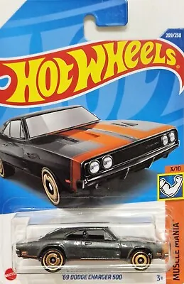 Buy Hot Wheels 2023 '69 Dodge Charger 500 Free Boxed Shipping  • 8.99£