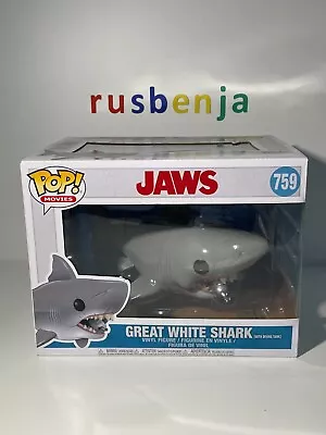 Buy Funko Pop! Movies Jaws Great White Shark With Diving Tank #759 • 35.99£