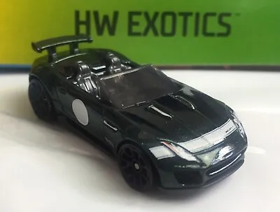 Buy Hot Wheels Loose '15 Jaguar F-Type Project 7 - HW Exotics 5 Pack - Green Loose • 5.99£