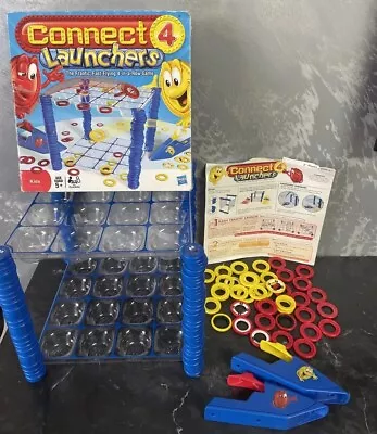 Buy Connect 4 Four Launchers Four In A Row Game Hasbro 2011 Complete Good Condition • 15.99£