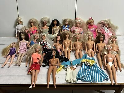 Buy Beautiful Vintage 22 Barbie Lot 1966 Mattel Malaysia Indonesia China • 57.38£