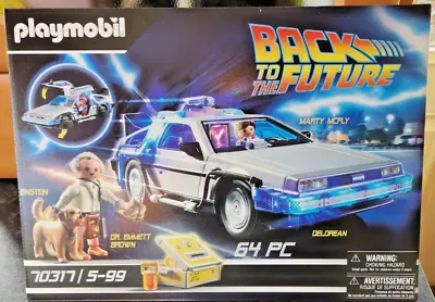 Buy Playmobil Back To The Future 70317 DeLorean With Light Effects - 64 Pieces NEW+ • 47.99£