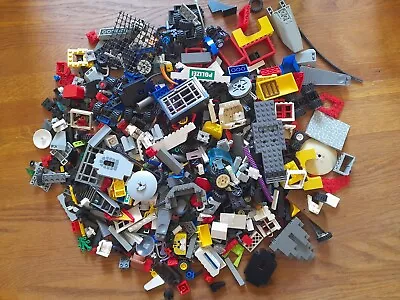 Buy Lego Job Lot - 1.2KG Mix Of Lego Bricks, Wheels, Windows, Doors, Car Parts  • 21£