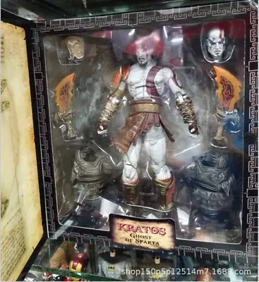 Buy God Of War 3 Kratos Kratos Movable Doll Figure Figure Anime Toy Neca 7-Inch Gift • 35.59£