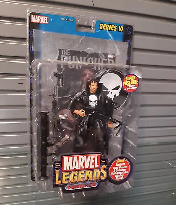 Buy Marvel Comics Legends Series 6  Movie Punisher Figure, Silver Foil, Toybiz Rare • 116.70£