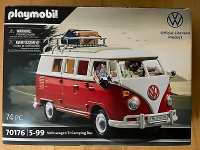 Buy PLAYMOBIL Volkswagen T1 Camping Bus (70176), Played, Almost Complete • 17.16£