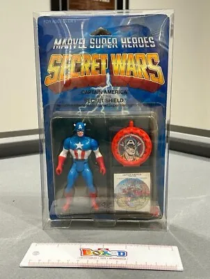 Buy Vintage Marvel Secret Wars Captain America Mattel 1984 Figure NIB MOC • 265£
