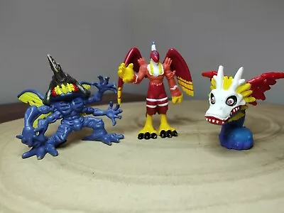Buy Digimon Mini Figures Bandai Vintage Miniature Airdramon Gardumon Katurmerimon • 20£