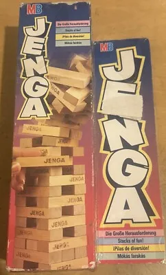 Buy Jenga - MB Games - Complete - VGC With Stacking Sleeve And On Box Instructions • 4.99£