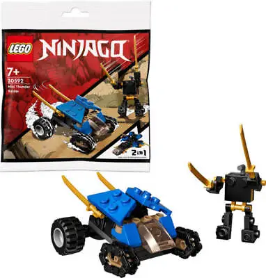 Buy Lego Ninjago Mini Thunder Raider New And Sealed Polybag Set 30592  • 5£