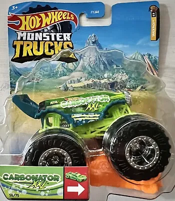 Buy Hot Wheels Monster Trucks Carbonator XXL Green Snack Pack 1:64 New + Sealed • 8.98£