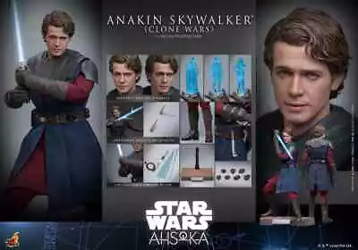Buy ⭐Pre-order Hot Toys Ahsoka Anakin Skywalker TMS129 Star Wars Action Figure 1/6 • 282£