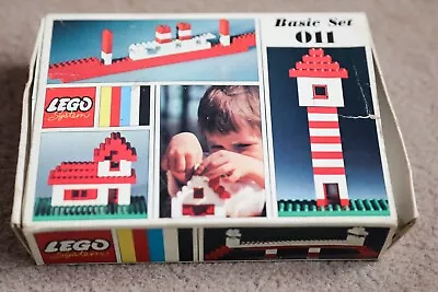 Buy Vintage Lego - Early 1970's Basic Set 011. Boxed. • 20£