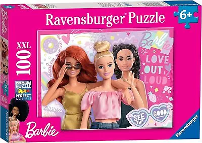 Buy Ravensburger Barbie 100 Piece Jigsaw Puzzles For Kids Age 6 Years Up - Extra La • 13.02£