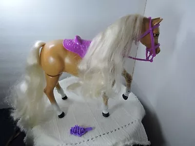 Buy Mattel Barbie High Step Horse Works Great With Saddle, Bridle, And Brush • 18.90£