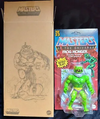 Buy Mattel Creations Masters Of The Universe Origins FROG MONGER MiSB New • 44.99£
