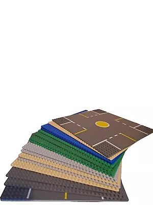 Buy Non Lego Base Plates 32x32 Road Plate Green Plates Blue Plate Tan Plates  • 0.99£