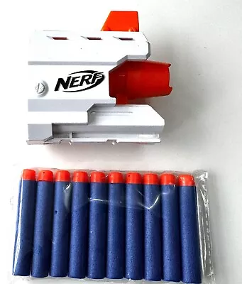 Buy Genuine Nerf Barrel Attachment Extension Muzzle Break Finisher & Darts • 7.99£