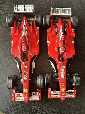 Buy 1/18 Diecast Model Cars Ferrari Hot Wheels 2003 &2004 Michael Schumacher Edition • 25£