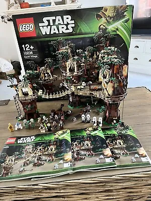 Buy Lego 10236 Ewok Village (Complete With Figures, Box & Instructions) • 450£