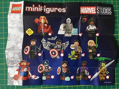 Buy Lego Minifigure Marvel Series 1 - Check List, Check Sheet, Tick List Only • 1.99£