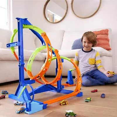 Buy Hot Wheels Corkscrew Twist Car Playset With Car - 2 Track Lay Outs • 43.95£