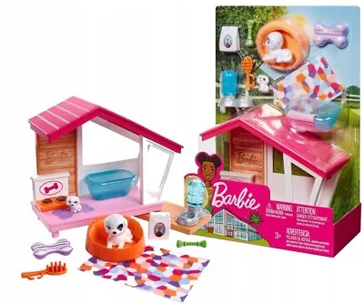 Buy Mattel BARBIE FURNITURE DOG HOUSE AND ACCESSORIES FXG34 • 41.30£