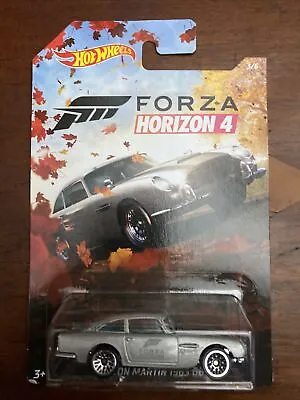Buy Hotwheels Forza Horizon 4 Unopened Aston Martin 1963 DB5 2019 Long Card • 5£