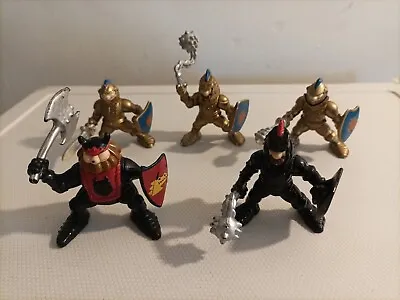 Buy Fisher Price Great Adventures Knights Figures X5 Gold & Black  • 10£