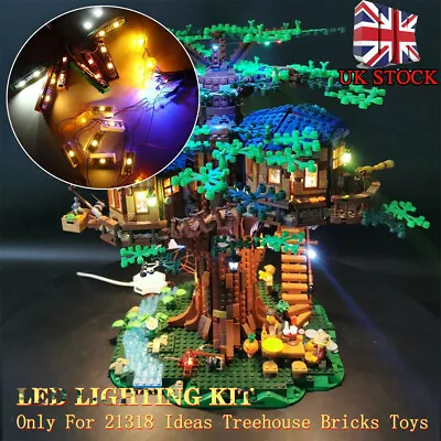 Buy UK DIY LED Light Lighting Kit ONLY For Lego 21318 Ideas Treehouse Building Brick • 21.66£