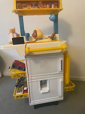 Buy Vintage 1987 Fisher-Price Play Kitchen - Working Tap & Includes The Sink • 65£